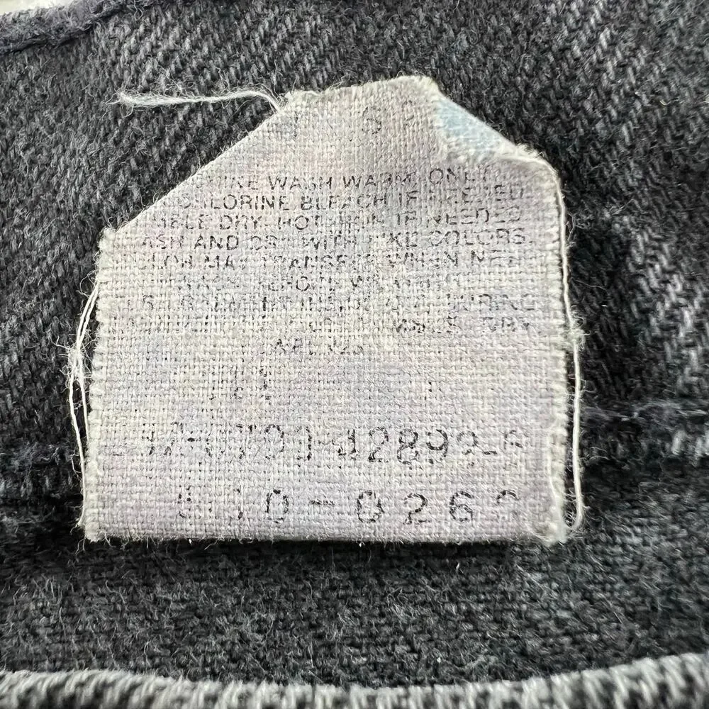 Levi's Black Vintage Jeans Size 32X29 USA Made Tapered leg